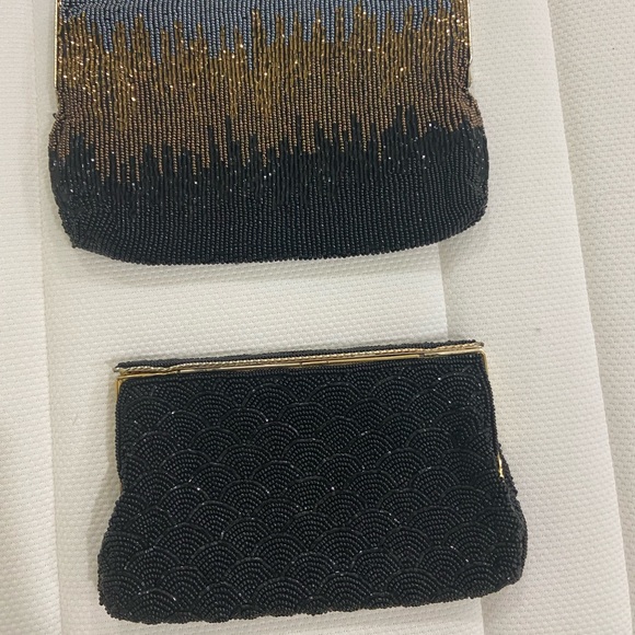 Black beaded purse - Picture 3 of 4